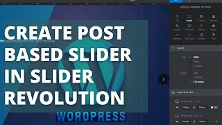 How  To Create Slider Revolution Post Based Slider | In Urdu /Hindi 2022