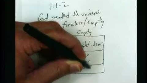 Old Testament Studies I Lecture 06