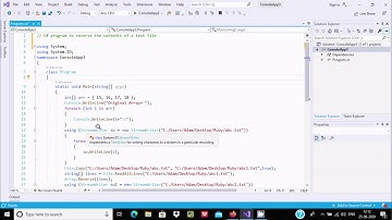How to Reverse File Contents in C#