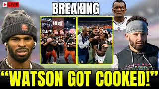 🚨 SHEDEUR SANDERS COOKED DESHAUN WATSON! BAKER MAYFIELD’S REVENGE SHOCKS NFL FANS!‼️