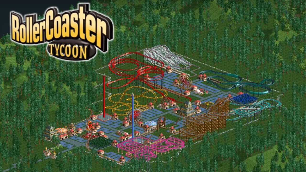 RollerCoaster Tycoon 1 - Forest Frontiers - YouTube