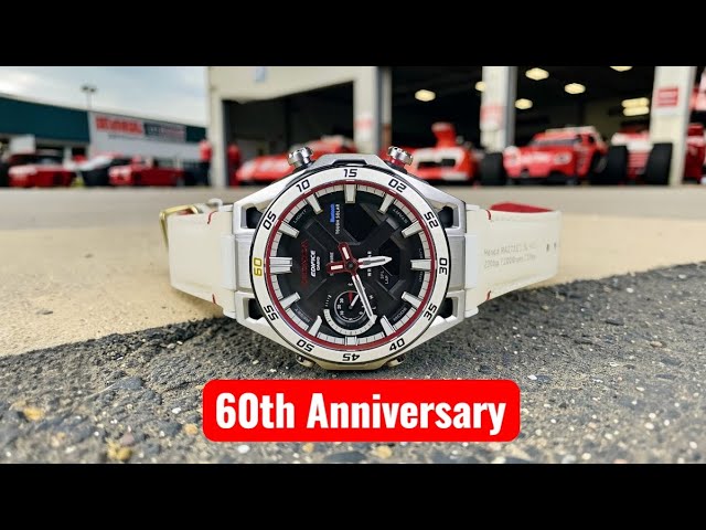 Casio Edifice Honda Racing 60th Anniversary Sospensione - YouTube