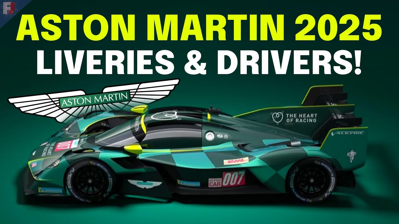 Aston Martin REVEAL Liveries and Drivers for Valkyrie AMR LMH in