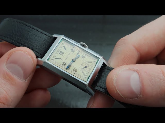 An Over 90 Year Old Watch - The 1936 Zenith Curvex Tank with