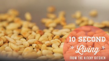How to Toast Pine Nuts // 10 Second Living