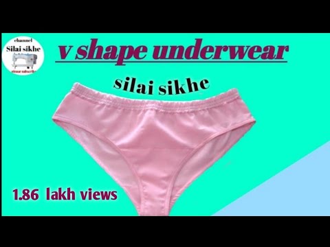 v shape Underwear cutting and stitching//painty cutting and