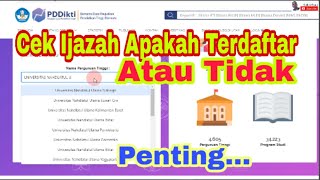 Cara Cek Ijazah Dikti, Cek Ijazah Terdaftar di pddikti.kemdikbud.go.id untuk Seleksi PPPK 2021