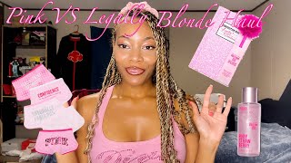 Pink Victoria Secret legally Blonde Collection Haul