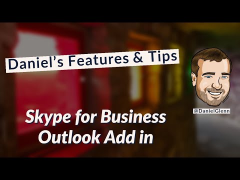 Skype for Business Outlook Add in