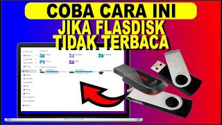How to Fix Flashdisk Not Readable on Laptop | Flashdisk Not Detected