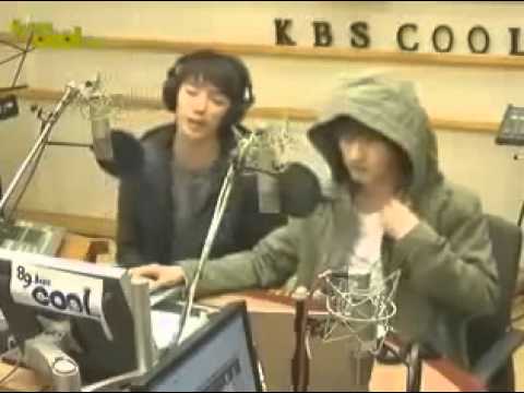101103 Super Junior EunHae lipsynching to 2PM 's Without you