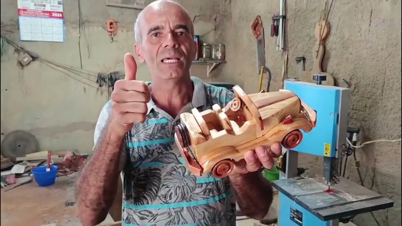 Construindo um carrinho de madeira do zero!
