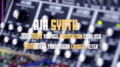 Minimod Vintage Transistor Core VCO x2 and Minimod Transistor Ladder Filter- AJHSynth & House beat