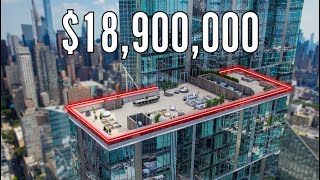 THIS $18,900,000 SKY MANSION IN NEW YORK HAS A MASSIVE PRIVATE TERRACE!