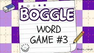 Boggle Word Puzzle Game Spelling Activity for English A2-B1 level screenshot 3