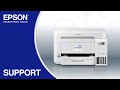 Epson EcoTank ET-3843 | Wireless Setup Using the Control Panel