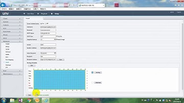 How to configure UNV NVR email function with motion alarming images attached?