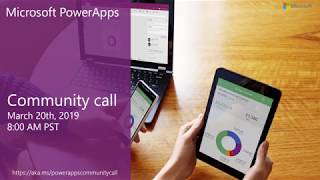 PowerApps community call-March 2019