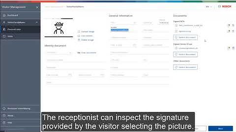 Bosch Security - Bosch Visitor Management
