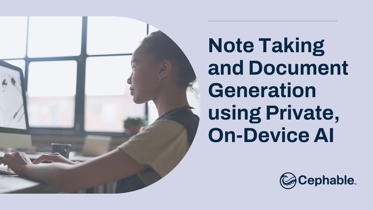 Note Taking and Document Generation with On Device-AI - YouTube