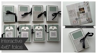 Interactive Folio Style 1 in 4x6" Project share - - ACTION Tropical Summer Vacation travel