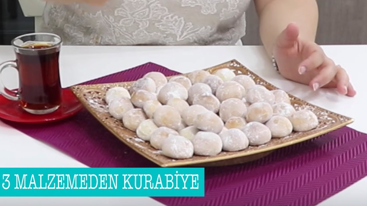 3 MALZEMEDEN KURABİYE NASIL YAPILIR? ÖZLEM ÖZTÜRK İLE SÜTLÜ MUTFAK