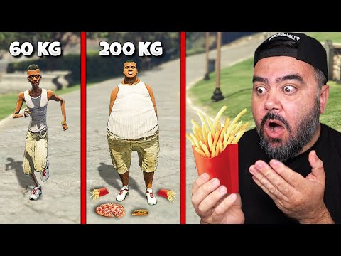 ATEŞ ETTIGIM HERŞEYI YIYORUM KILO ALIYORUM - GTA 5 MODS