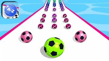 AZ Run All Levels Walkthrough iOS,Android Mobile Gameplay Going Ball Game Alltrailer Max Level