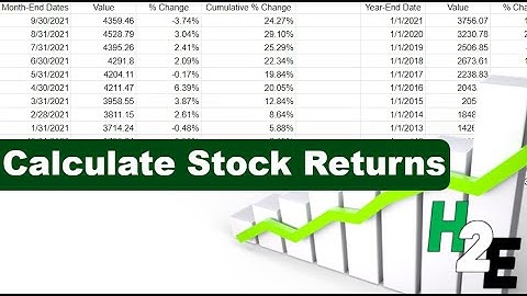 How to Calculate Stock Returns