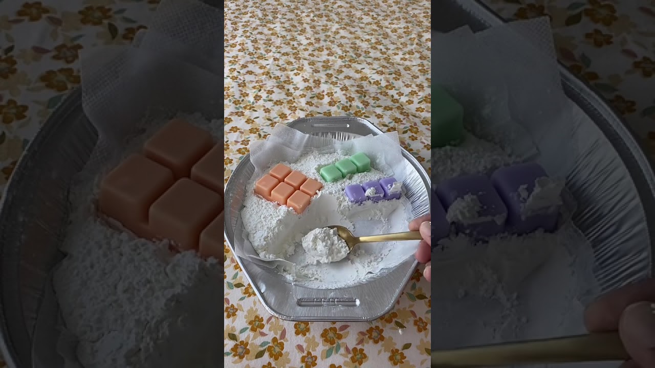 Part 1  | Finishing cornstarch WM bowl #cornstarch #asmr #asmrsounds