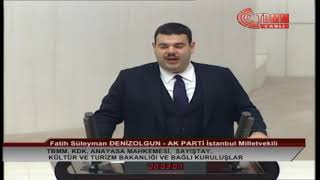 Ak Parti̇ İstanbul Mi̇lletveki̇li̇ Fati̇h Süleyman Deni̇zolgun Mecli̇s Konuşmasi-10 Aralik 2019