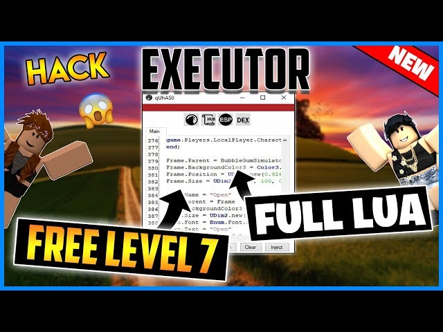 New Roblox Free Executor Level 7 Full Lua Loadstring Script Hub And More Youtube - roblox downtown rp scripts roblox free lvl 7 script executor