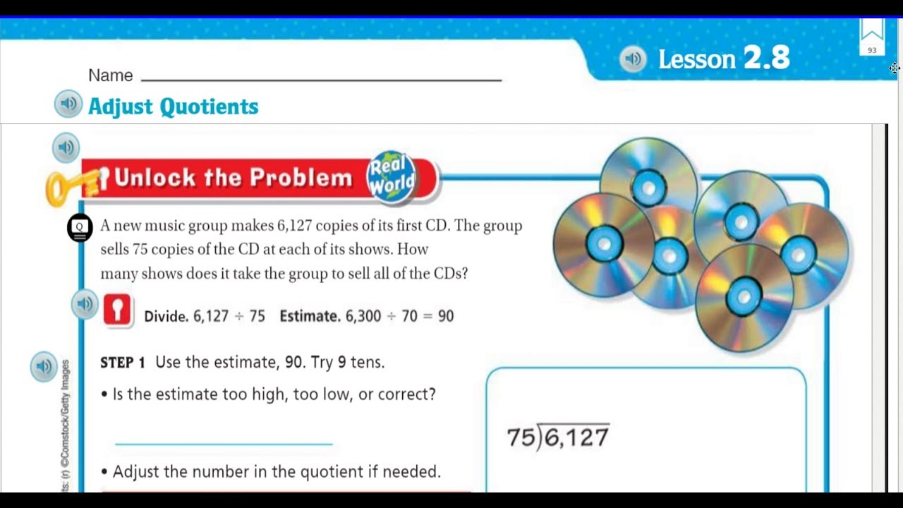 go math grade 5 lesson 2.8 homework answers