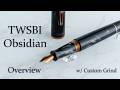 TWSBI Obsidian W 4 O Clock Pens Architect Pen Grind Overview 
