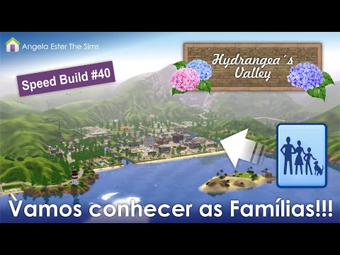 Ultimo vídeo! Vamos conhecer as famílias do Mundo Hydrangea´s Valley para o The Sims 3