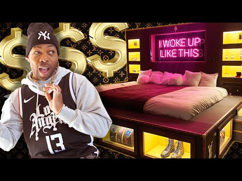 Todrick Hall shows off questionable custom Louis Vuitton bed