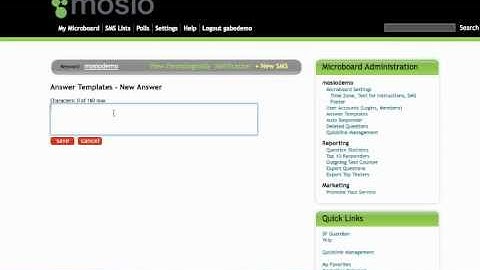 Mosio Tour | Answer Templates for Customer Text Messages