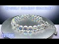 How to make a quick Sparkly Holiday Bracelet | Tutorial for Beginners | DIY Jewelry