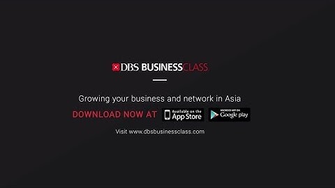 DBS BusinessClass – In Business, Your Network is Your Net Worth