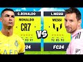 Messi vs ronaldo sur fc24  qui est le meilleur  