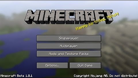 Minecraft Beta 1.8.1 Java Short Gameplay
