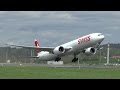 [HD] SWISS Boeing 777-300ER HB-JNB takeoff at Zurich Airport - 16/04/2016