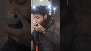 taking fantastic tea 😄 at 12 am near Gujrat at GT road in some peaceful restaurant #adventure #tea