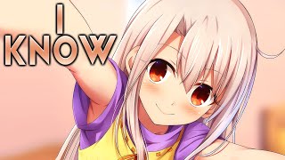 Nightcore - I Know (Lyrics)