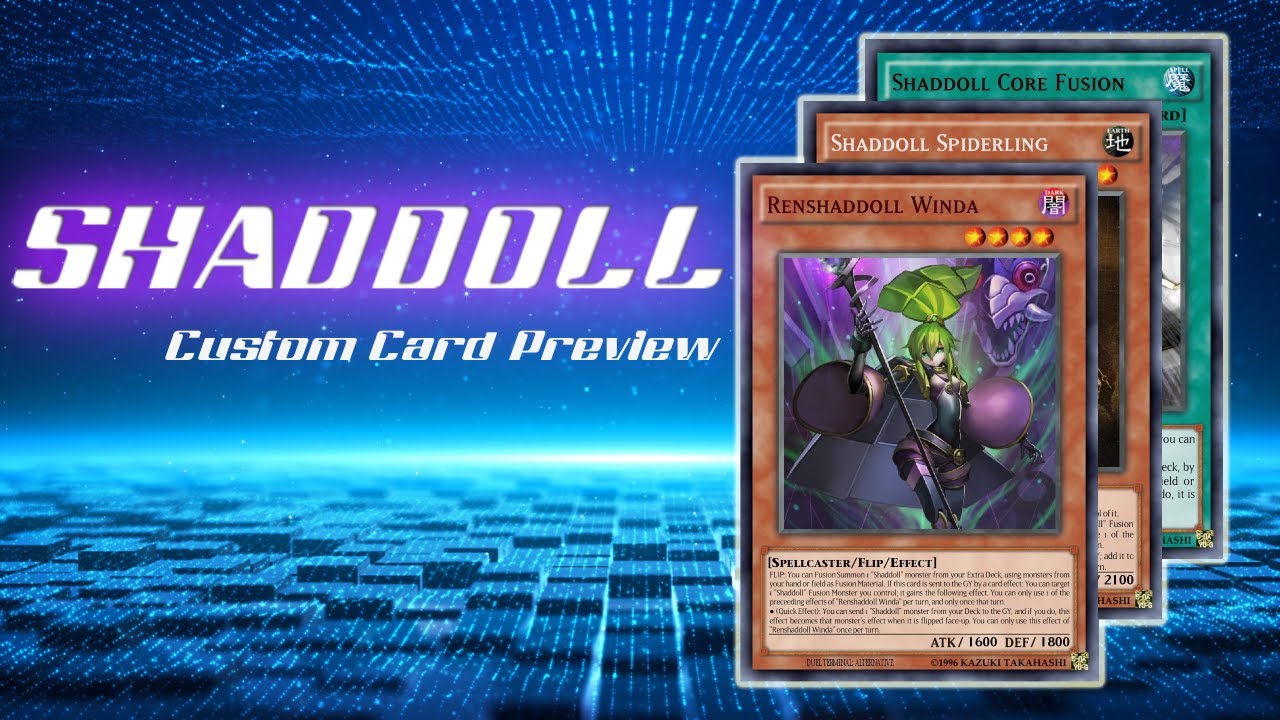 [EDOPro Custom Cards] Shaddoll vs Blue-Eyes 1 - YouTube