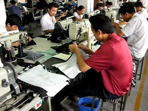 Women&#39;s Handbag Production Line - Formosa Shiwan China Factory - YouTube