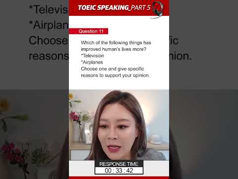 그웬의 토익스피킹 파트5 - 11번 문제 모범답변 ! | TOEIC SPEAKING Part 5 | Question 11 #toeicspeaking
