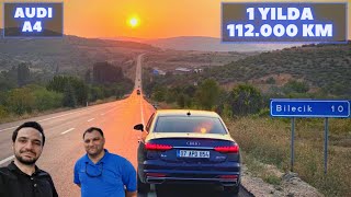 Audi'yle 1 Yılda 112.000 km yaptı. | Audi A4 40TDI 2021 | Passat,A4 Kronikleri + Servis