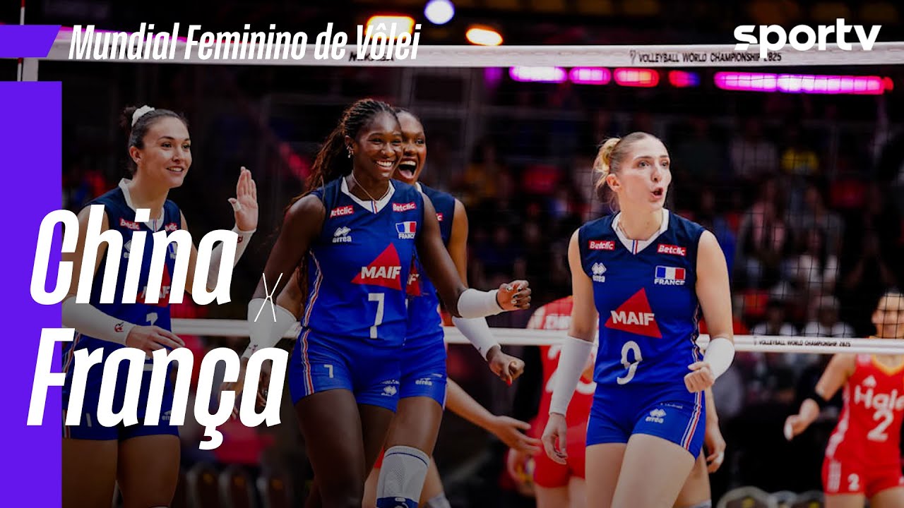 CHINA 1 X 3 FRANÇA | MELHORES MOMENTOS | MUNDIAL FEMININO DE VÔLEI | sportv