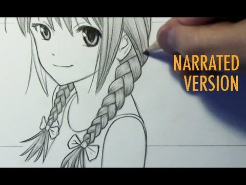 How to Draw Anime  Manga Style Hair Braids  AnimeOutline